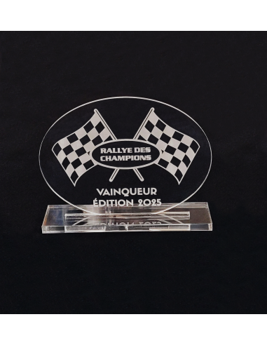 Trophée ovale paysage _ Plexiglass PMMA