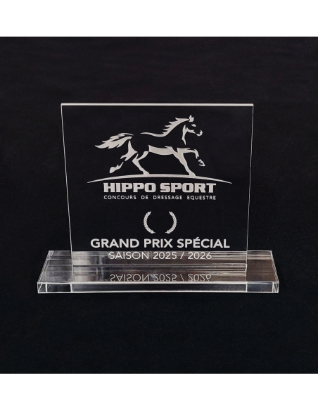 Trophée carré _ Plexiglass PMMA
