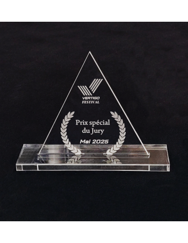 Trophée triangle _ Plexiglass PMMA