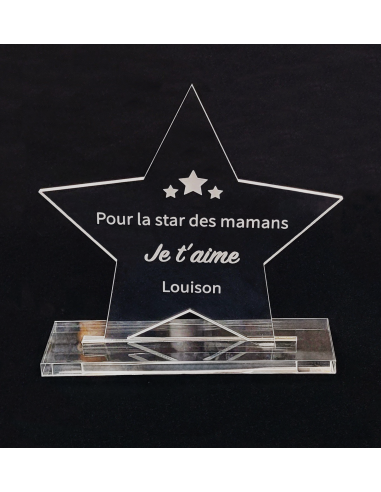 Trophée étoile _ Plexiglass PMMA