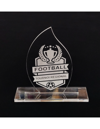 Trophée flamme _ Plexiglass PMMA