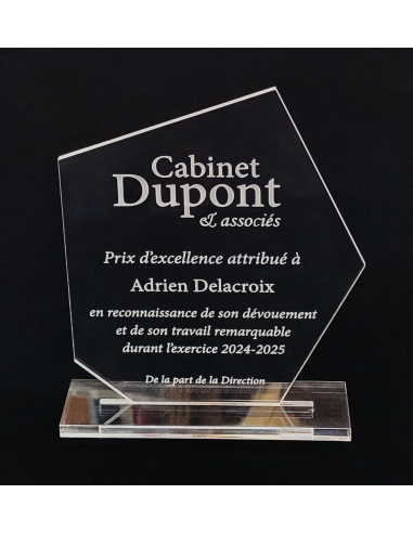 Trophée géométrique _ Plexiglass PMMA