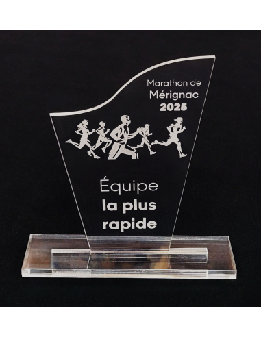 Trophée vague_ Plexiglass PMMA