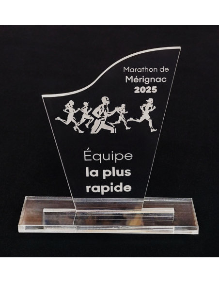 Trophée vague_ Plexiglass PMMA