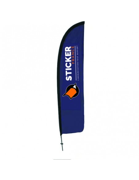 voile seule pour beach flag drapeau oriflamme kakémono