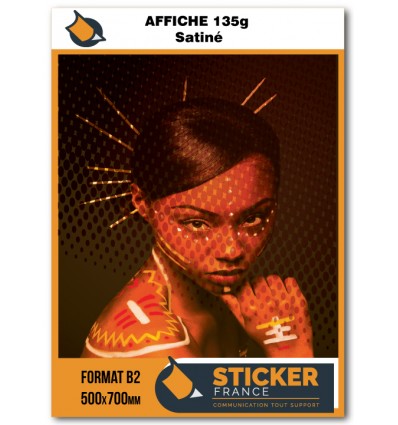 AFFICHE 135g satiné -B2