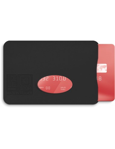 PROTEGE CARTE DE CREDIT EN MATIERE RECYCLEE AVEC BLINDAGE ANTI RFID