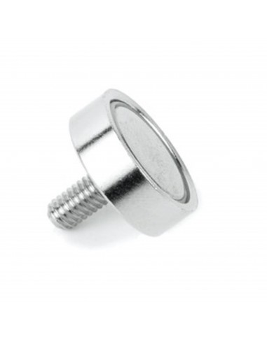 AIMANT ROND Ø15MM AVEC TIGE FILETEE M4
