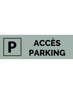 Plaque gravée " ACCES...