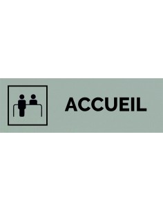 Plaque gravée " ACCUEIL "