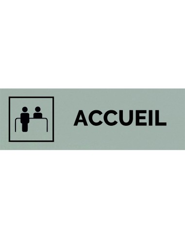 Plaque gravée " ACCUEIL "
