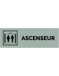 Plaque gravée " ASCENSEUR "
