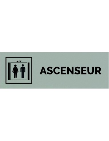 Plaque gravée " ASCENSEUR "