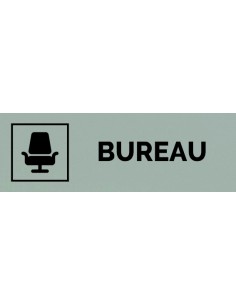 Plaque gravée " BUREAU "