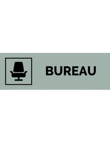 Plaque gravée " BUREAU "