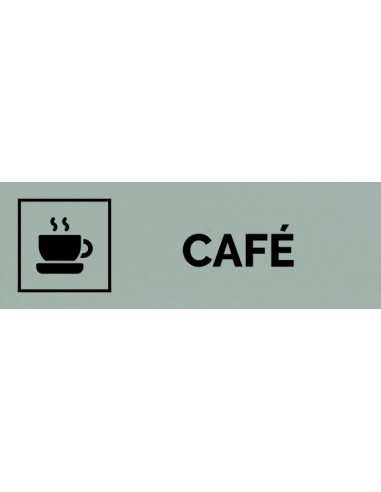 Plaque gravée " CAFÉ "