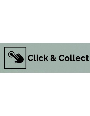 Plaque gravée " CLICK & COLLECT "