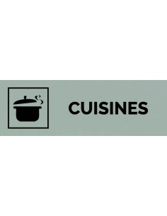 Plaque gravée " CUISINES "