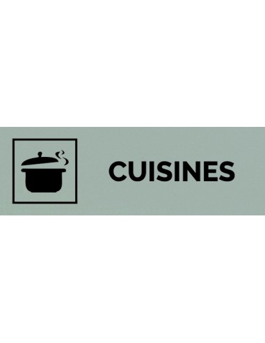 Plaque gravée " CUISINES "
