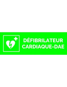 Plaque gravée " DEFIBRILATEUR "