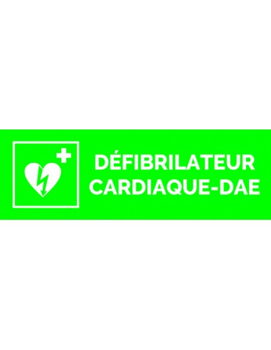 Plaque gravée " DEFIBRILATEUR "