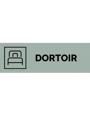 Plaque gravée " DORTOIR "