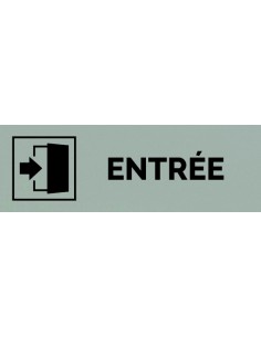 Plaque gravée " ENTRÉE  "
