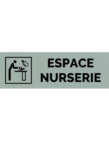 Plaque gravée " ESPACE NURSERIE  "