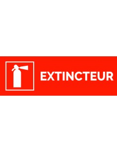 Plaque gravée " EXTINCTEUR  "