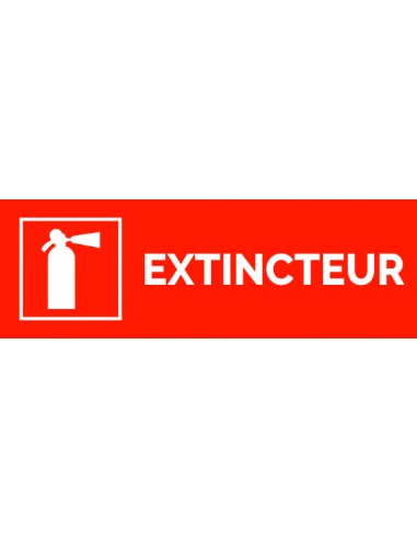 Plaque gravée " EXTINCTEUR  "