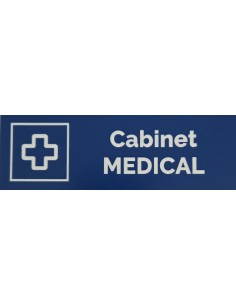 Plaque gravée " CABINET MEDICAL "