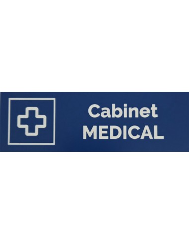 Plaque gravée " CABINET MEDICAL "