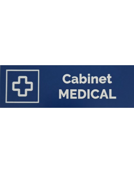 Plaque gravée " CABINET MEDICAL "