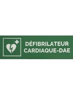 Plaque gravée " DEFIBRILATEUR "