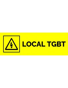 Plaque gravée " LOCAL TGBT "