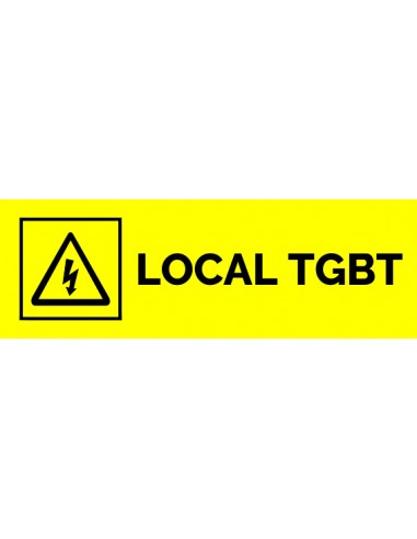 Plaque gravée " LOCAL TGBT "