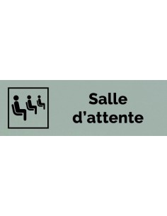 Plaque gravée " SALLE D'ATTENTE "
