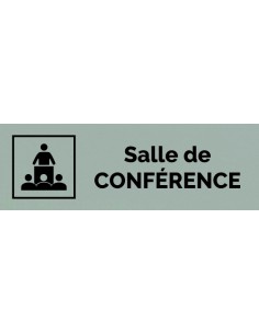 Plaque gravée " SALLE DE CONFÉRENCE "