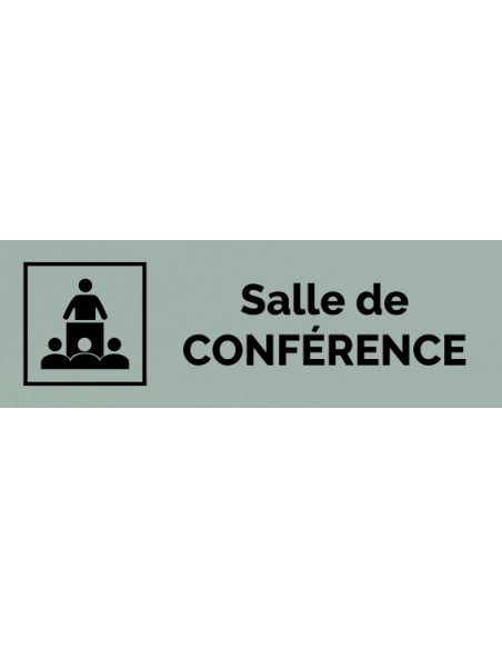 Plaque gravée " SALLE DE CONFÉRENCE "
