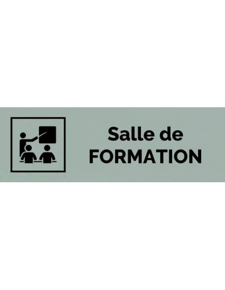 Plaque gravée " SALLE DE FORMATION "