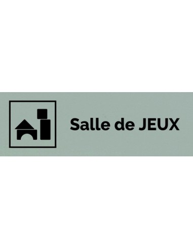 Plaque gravée " SALLE DE JEUX "