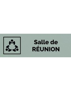 Plaque gravée " SALLE DE RÉUNION "