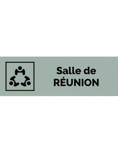 Plaque gravée " SALLE DE RÉUNION "