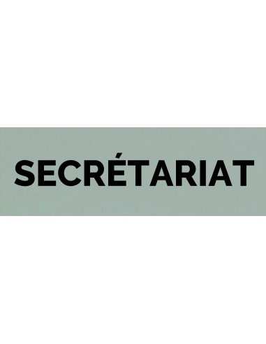 Plaque gravée " SECRÉTARIAT "