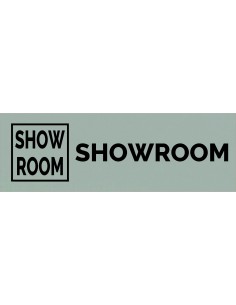 Plaque gravée " SHOWROOM "