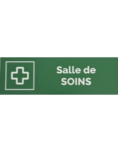Plaque gravée " SALLE DE SOINS "