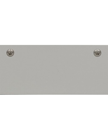 PLAQUE DE PORTE VARIOCLEAR 105x100mm Argent brossé
