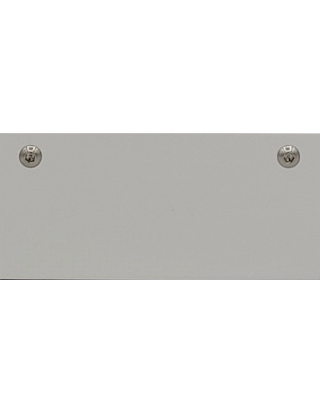 PLAQUE DE PORTE VARIOCLEAR 105x100mm Argent brossé