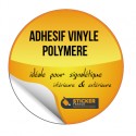 ADHESIF VINYLE POLYMERE imprimé